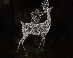 Световая фигура Олень с витыми рогами d003, фото 2