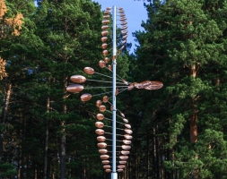 Медная скульптура Торнадо Увеличенный размер, фото 1 Медная скульптура Торнадо Увеличенный размер, фото 1