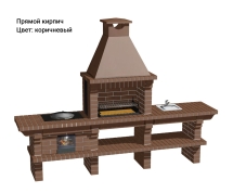 Печь Аристократ 7142 Радиальный кирпич красный с коричневым