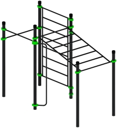Воркаут ЛОВ 89 зеленый ВТ 101.12-02, фото 4 Воркаут ЛОВ 89 зеленый ВТ 101.12-02, фото 4