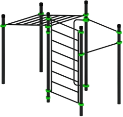 Воркаут ЛОВ 89 зеленый ВТ 101.12-02, фото 3 Воркаут ЛОВ 89 зеленый ВТ 101.12-02, фото 3
