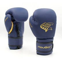 Перчатки боксерские KouGar KO700-6, 6oz, темно-синий