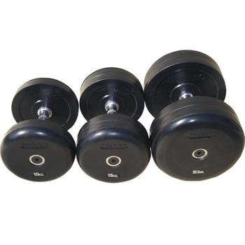 Гантель фиксированная,обрезиненная 17,5 кг. 75074-17,5, фото 1