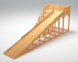 Зимняя деревянная горка “Зима wood”-6, фото 2