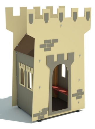 Домик Крепость для детской площадки, фото 1