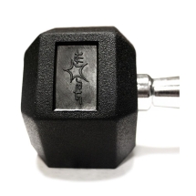 Гантель обрезиненная DB-301 4 кг, черная