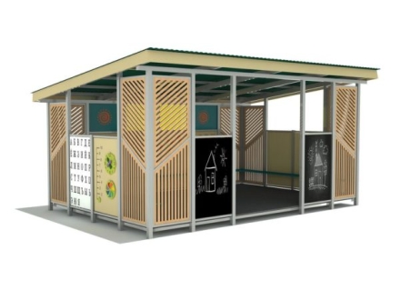 Теневой навес 6,8 х 4,8 тип 2 для улицы, фото 1