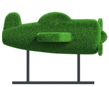 Топиари Самолет, L=150см - газон Eco