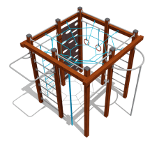 Спортивный комплекс ВСТ 8050 для уличной площадки