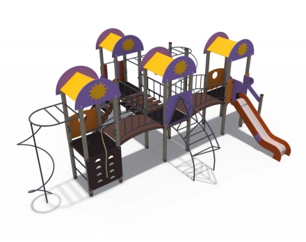 Детский игровой комплекс Солнышко Детский дворик ДИО 03051, фото 1