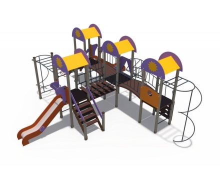 Детский игровой комплекс Солнышко Детский дворик ДИО 03051, фото 2