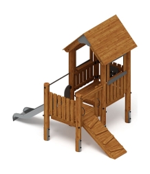 Игровой комплекс (лиственница темный) ДИК 1.24.01-Л.И1.01, фото 3