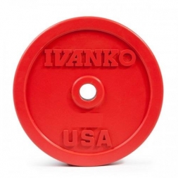 Бампированный обрезиненный диск IVANKO OBP-25KG (25 кг)