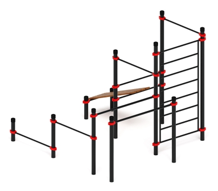 Воркаут 108 красный ВТ 12.21-01, фото 3