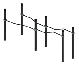 Воркаут ЛОВ 89 серый ВТ 101.17-03, фото 1