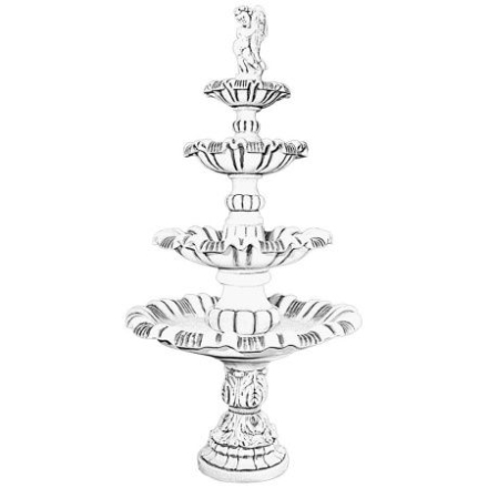 Фонтан скульптурный &quot;Мальчик с рыбкой&quot; 4 чаши артикул 754, фото 1