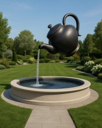 Фонтан “Левитирующий чайник”