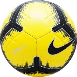 Мяч футбольный любительский &quot;NIKE Strike&quot;, р.5, желто-черно-серебристый