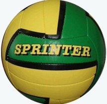 Мяч для волейбола SPRINTER 5 слоев. (Желтый+Зеленый)