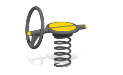 Качалка на пружине За рулем КБ-91 для игровой площадки