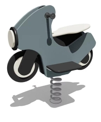 Качалка Мотоцикл ВСТ 5755 на 1 пружине для детской площадки, фото 1