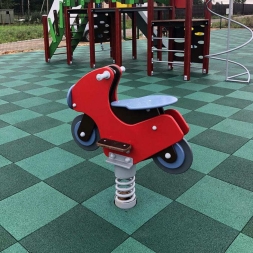 Качалка Мотоцикл ВСТ 5755 на 1 пружине для детской площадки, фото 3