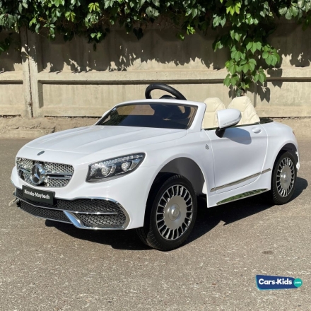 Электромобиль Mercedes-Benz Maybach S650 ZB188 Cabriolet белый, фото 1