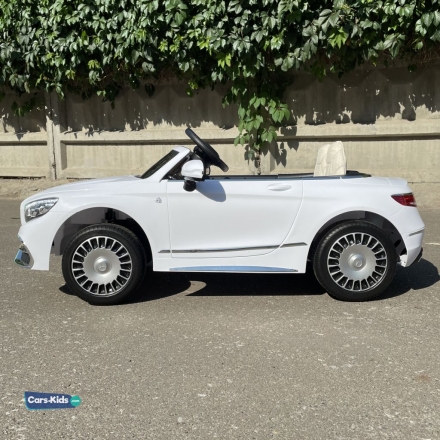 Электромобиль Mercedes-Benz Maybach S650 ZB188 Cabriolet белый, фото 2