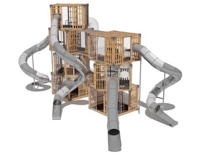 Игровой комплекс Эко 701003 для детской площадки, фото 2