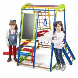 Детский спортивный комплекс для дома SportWood Plus 3, фото 1