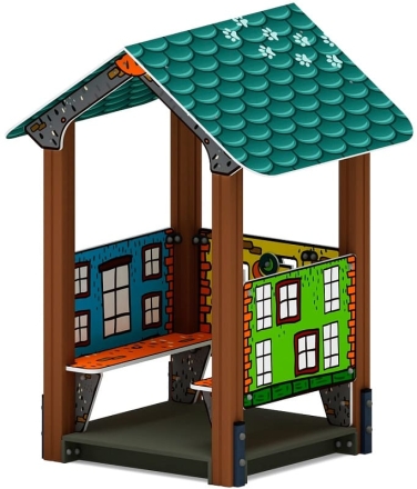 Домик малый 4 (город) МФ 10.01.04-01, фото 3