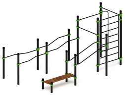 Воркаут ЛОВ 89 зеленый ВТ 101.13-02, фото 4 Воркаут ЛОВ 89 зеленый ВТ 101.13-02, фото 4