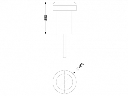 РМФ 2.04 Грибочек Н=550, фото 2