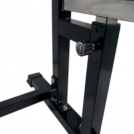 Скамья со стойками под штангу DFC DZ005ABB (чёрный, два короба), фото 9