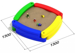 Песочница Форт для детской игровой площадки, фото 2