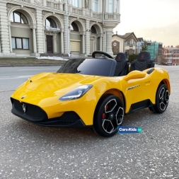Электромобиль Maserati MC20 желтый, фото 1