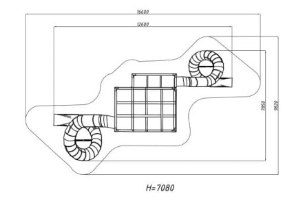 Игровой комплекс Эко 701002 для детской площадки, фото 4