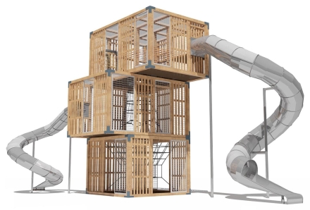 Игровой комплекс Эко 701002 для детской площадки, фото 3