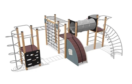 Спортивный комплекс ВСТ 5540 для уличной площадки, фото 3