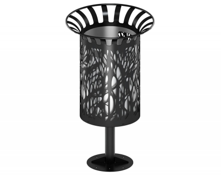 Урна Порядок 5 с баком (под анкера). С логотипом, фото 2