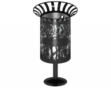 Урна Порядок 5 с баком (под анкера). С логотипом, фото 4