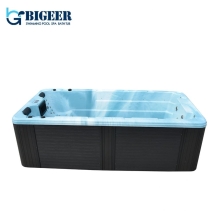 Бассейн СПА с противотоком Bigeer Вива BG6601 420x220x121 см