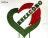 Топиари стела Сердце, h=175 см - газон Eco