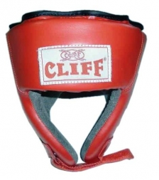 Шлем боксерский CLIFF открытый (DX) красный р.2XL