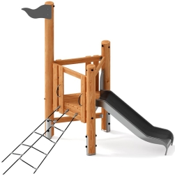 Игровой комплекс (лиственница) ДИК 1.24.03-Л.И1, фото 1