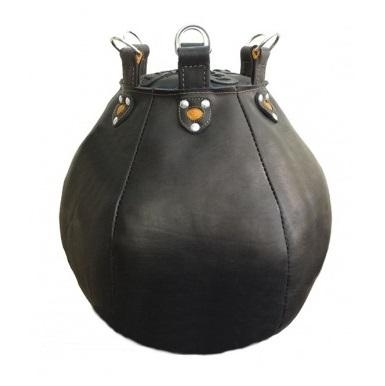 Профессиональный кожаный боксерский мешок шар, фото 1