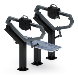 Жим лежа (серый) - Уличный тренажер - СТ 026-13.П , фото 4