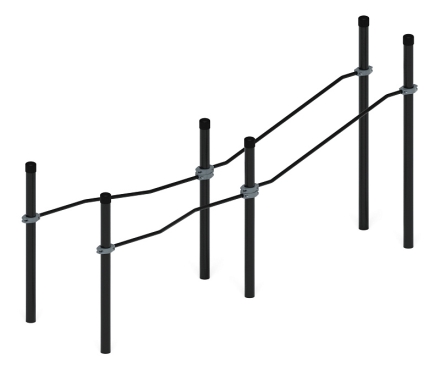 Воркаут ЛОВ 108 серый ВТ 102.20-03, фото 2