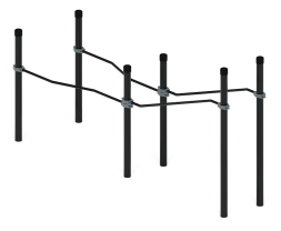 Воркаут ЛОВ 108 серый ВТ 102.20-03, фото 3