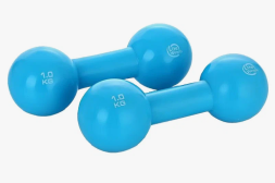 Гантель виниловая Lite Weights 1кг x 2шт
